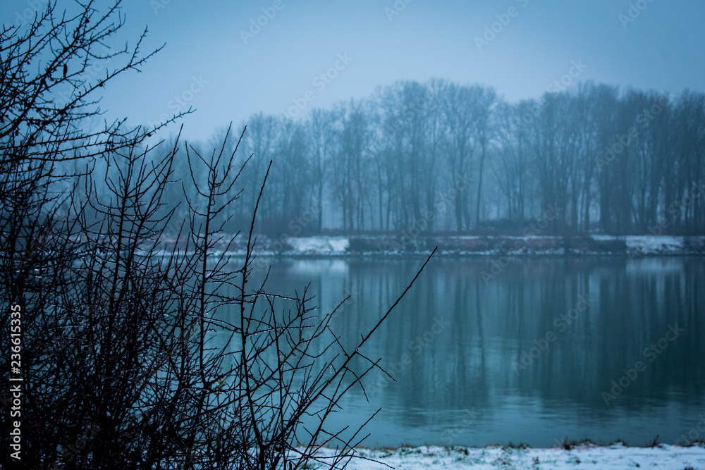 Fototapeta premium Donau Winter 