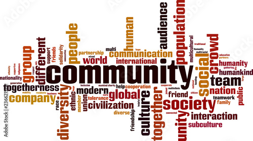 Community word cloud
