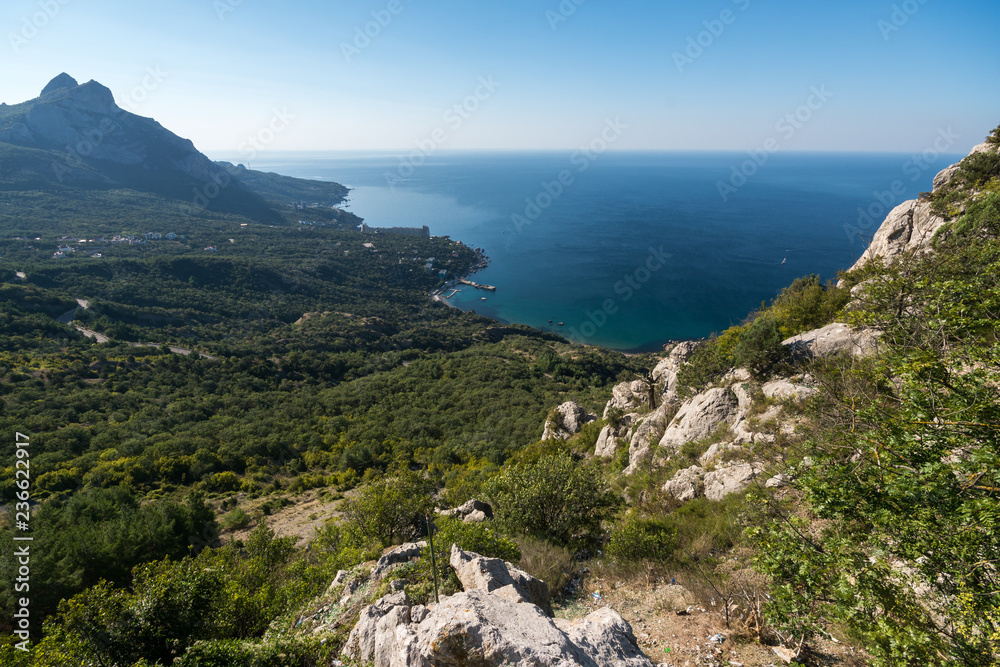 View of Laspi Bay from the mountain
