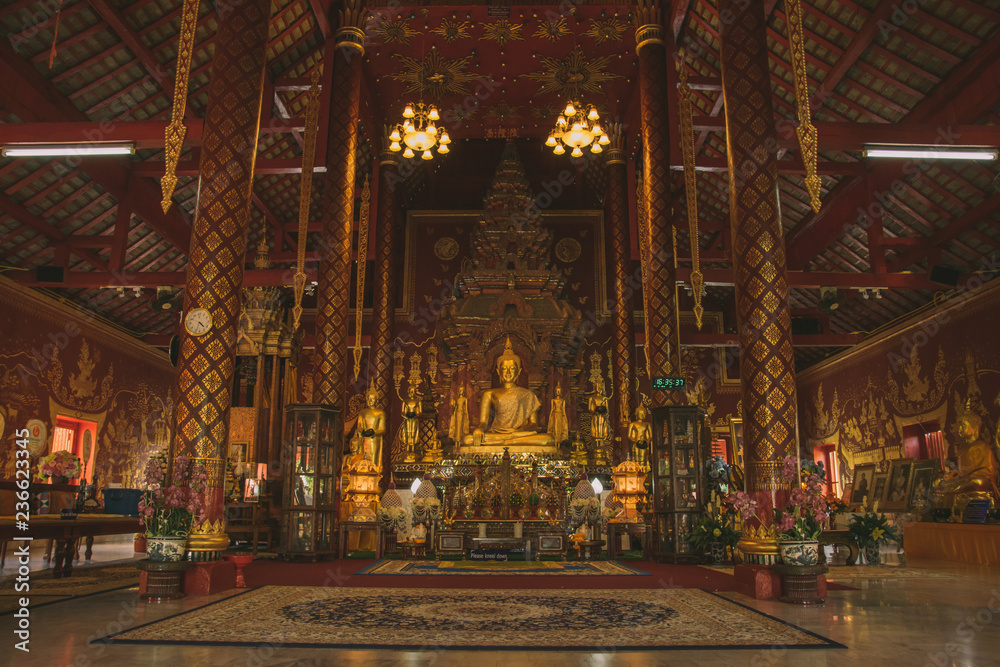 interior of temple