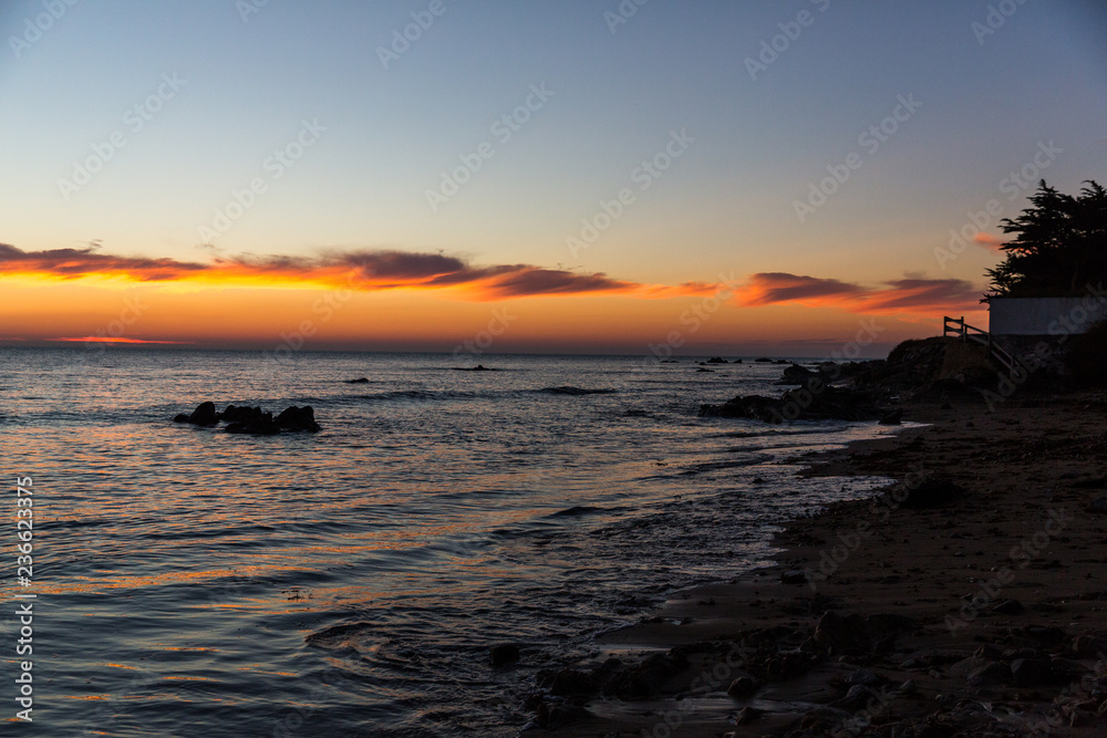 Sunset in Noirmoutier Island