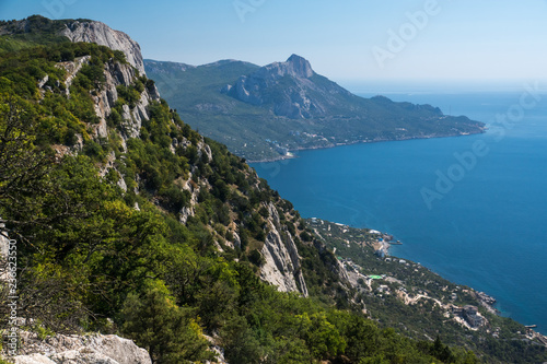 View of Cape Sarych, Southern Coast of Crimea
