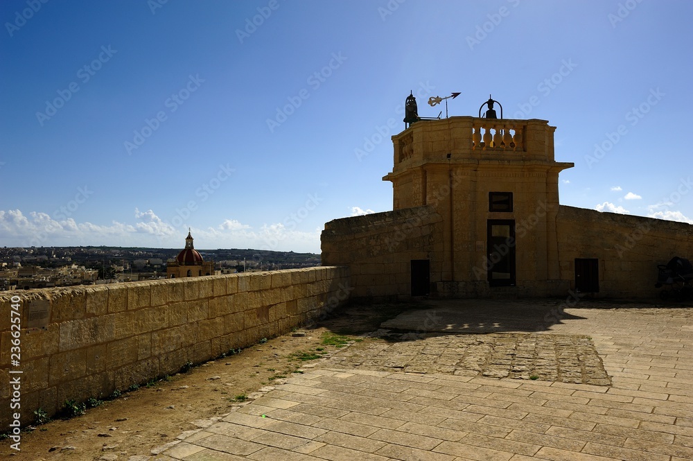 Corner watch tower in Castello di Arech
