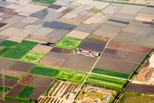 Immagini aeree - Pianura Padana photo