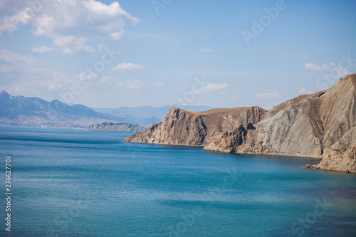 Crimean rocks by the Black Sea