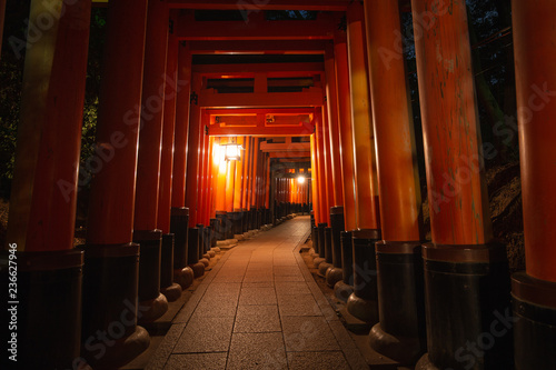 Photo fushimi inari shrine in kyoto japan