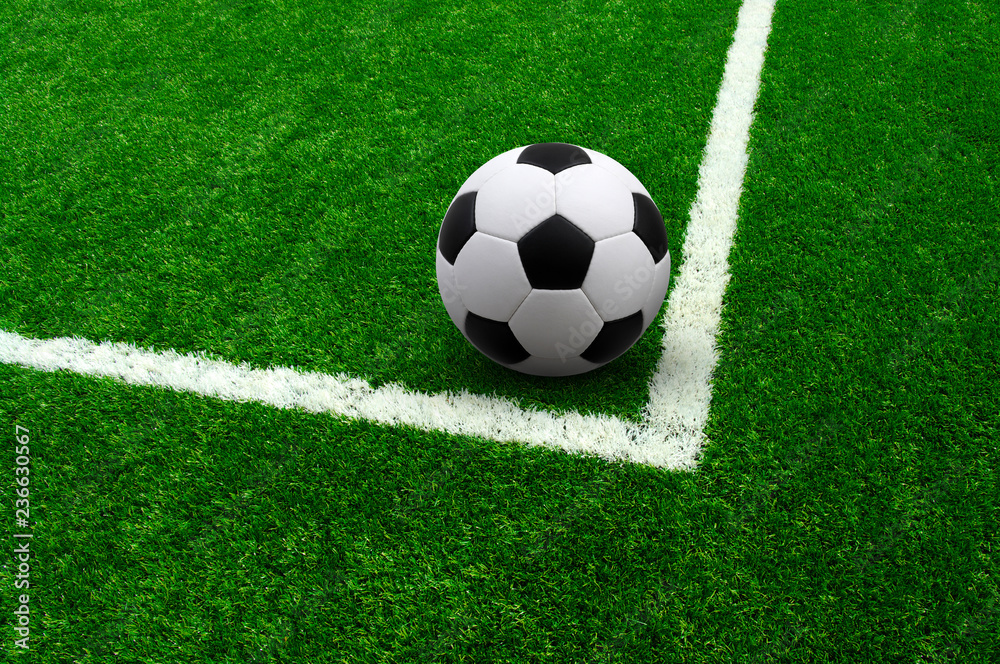 Soccer ball on the field Soccer ball on the field