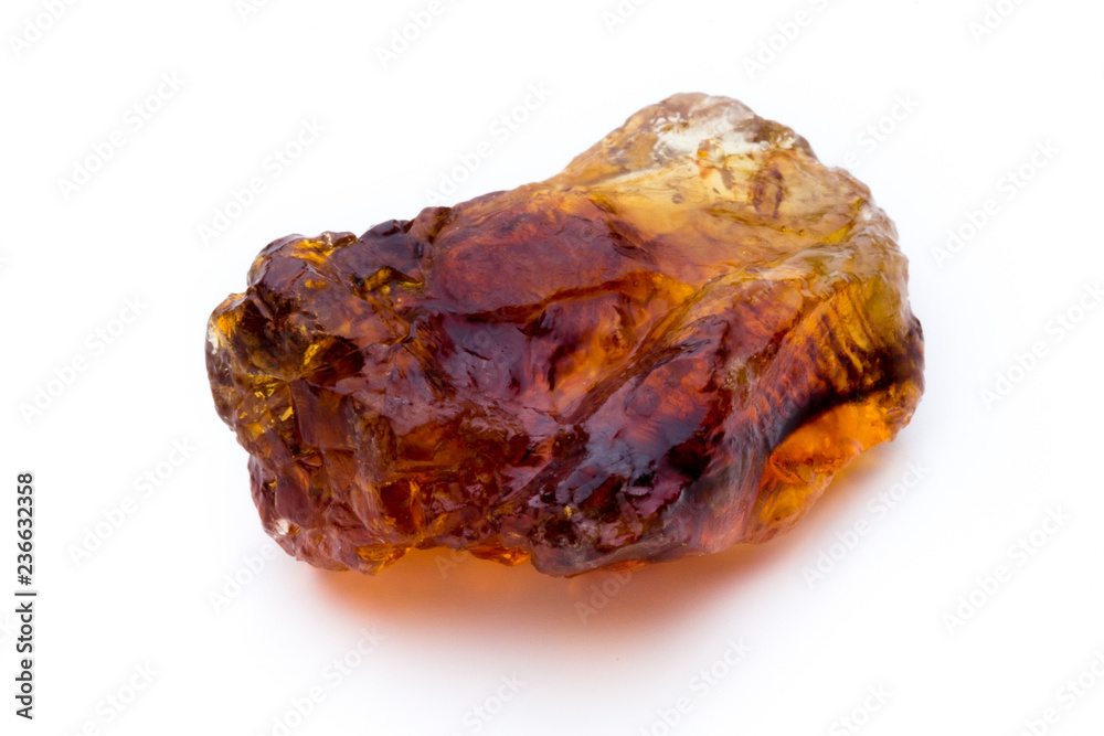 Brown caramelized sugar on white background. Brown caramelized sugar on white background.