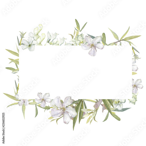 Wedding  set of rhododendron white spring flower