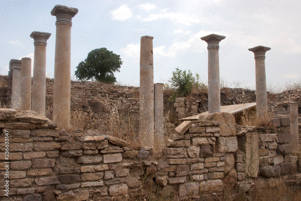 Allianoi ancient city,Bergama in Turkey