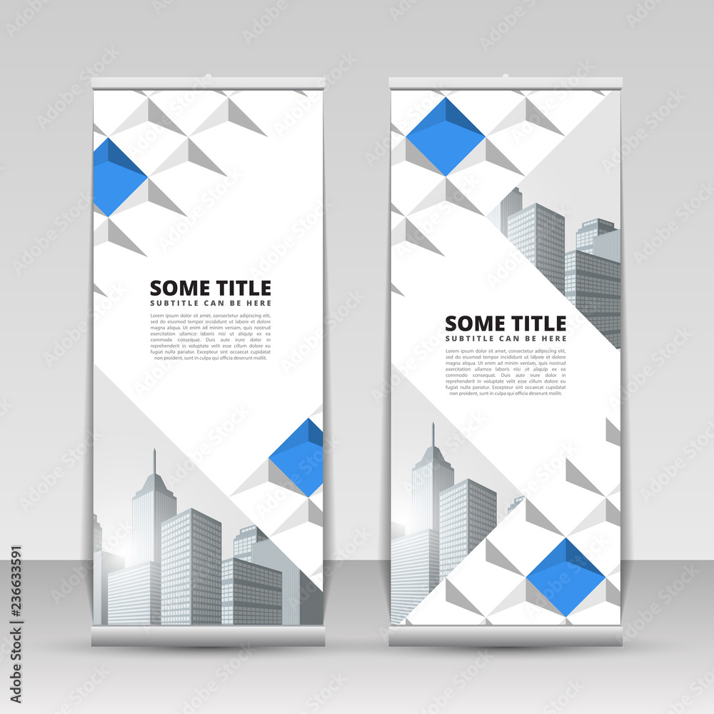 Business roll up. Creative design. Banner template. Vector