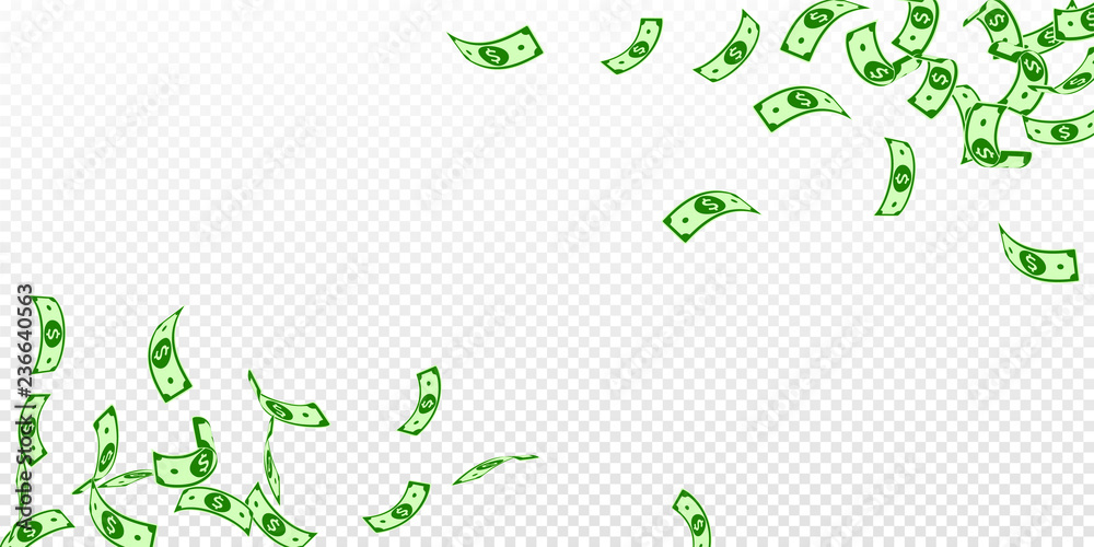 American dollar notes falling. Floating USD bills American dollar notes falling. Floating USD bills