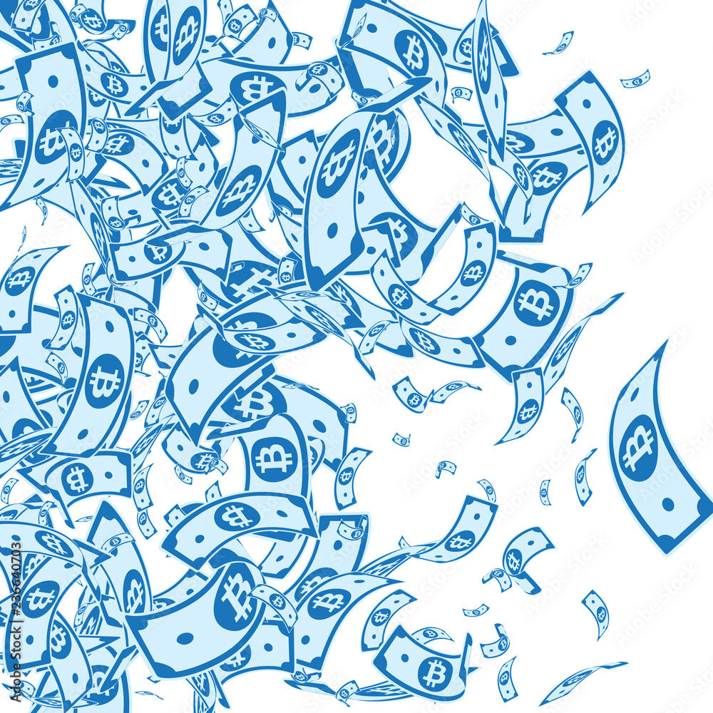 Bitcoin, internet currency notes falling. Messy BT