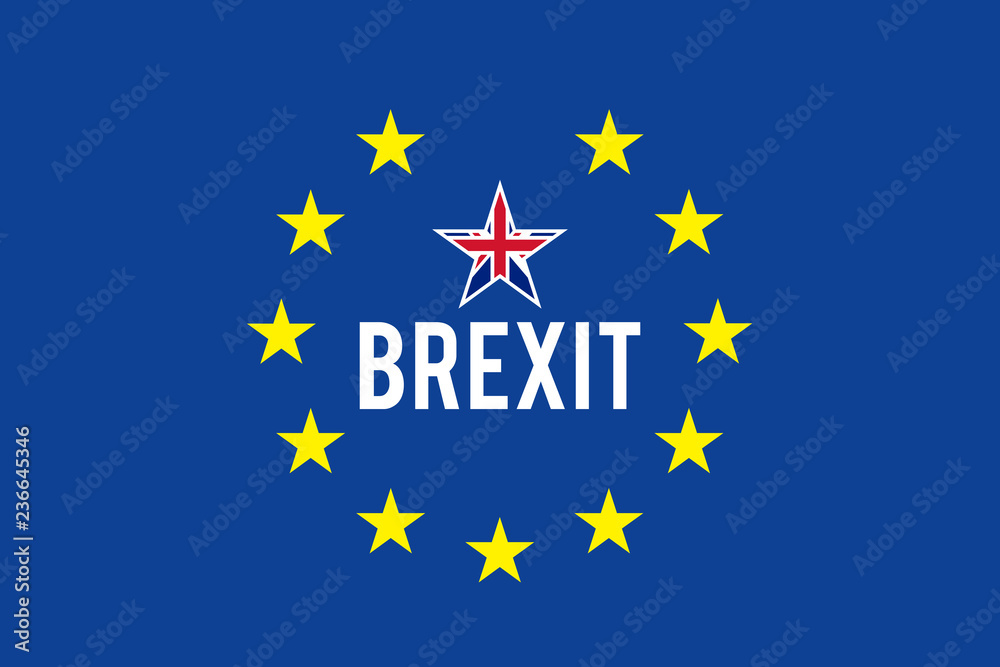Brexit flag Brexit flag