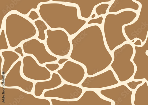 Print giraffe texture repeating seamless pattern brown white