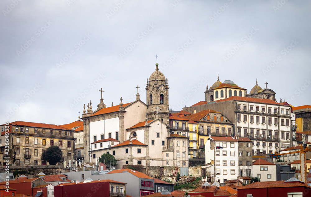 Porto Cityscape on a Cloudy Morning