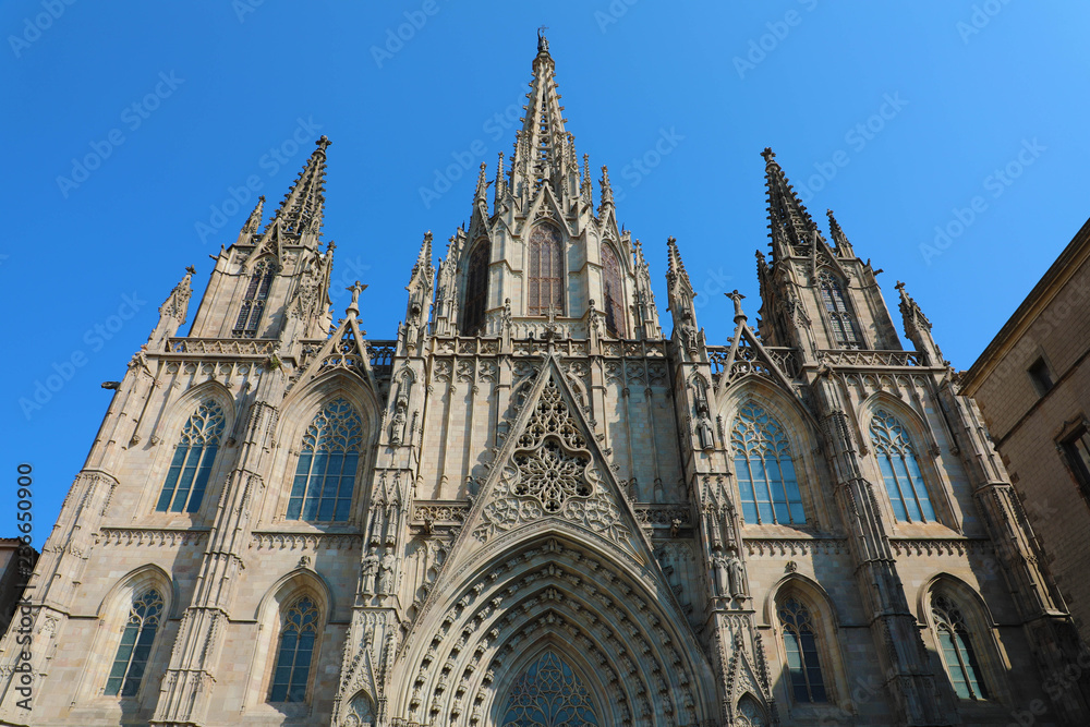 Fototapeta premium Barcelona Cathedral, Catalonia, Spain