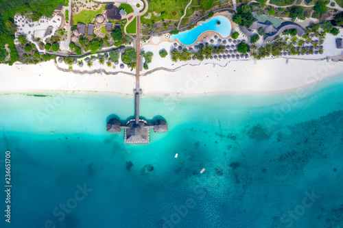 Amazing bird eyes view in Zanzibar