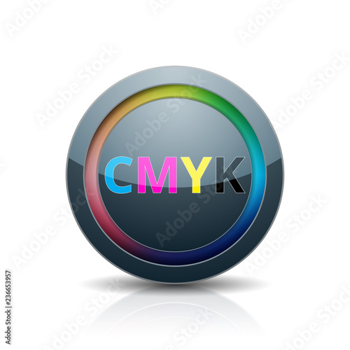 CMYK Button illustration