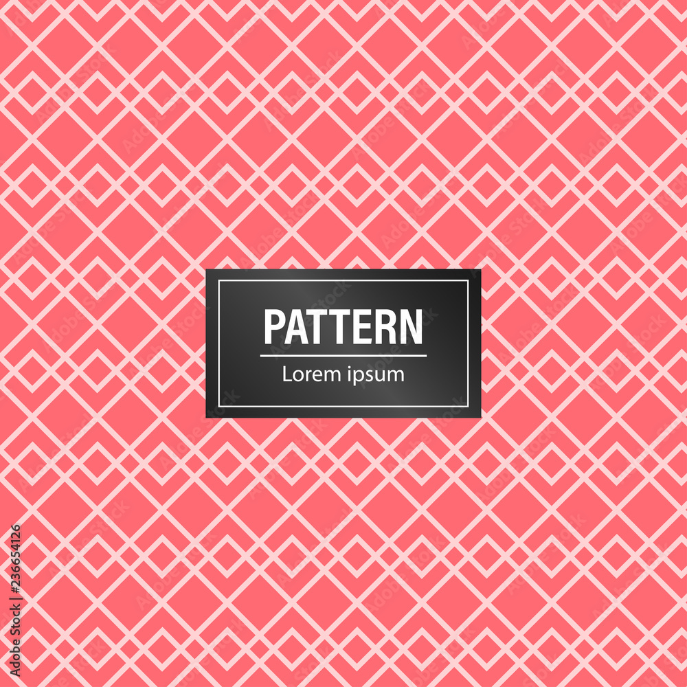 Fototapeta premium Minimal abstract pattern background. Geometric pattern background