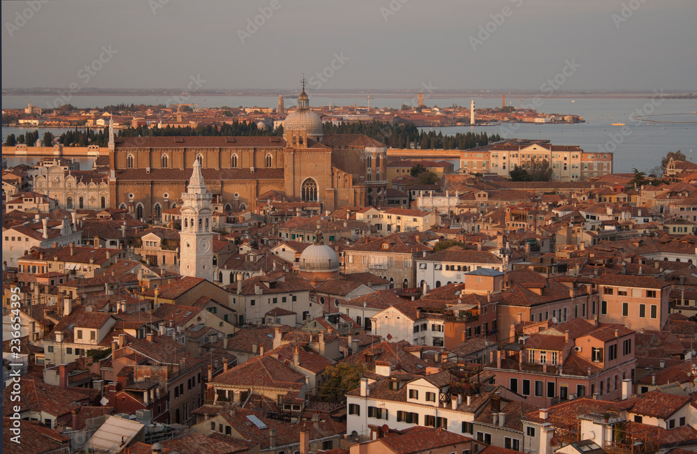 Venice viewed from the Campanile of St Mark's cathedral