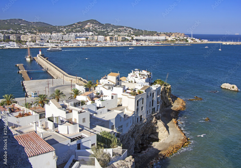 Ibiza old town, called Dalt Vila