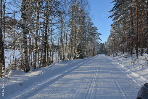winter road
