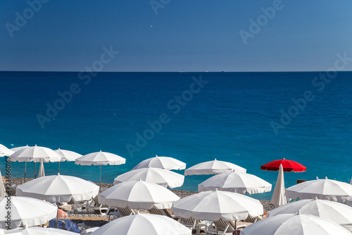 Beach on French Riviera