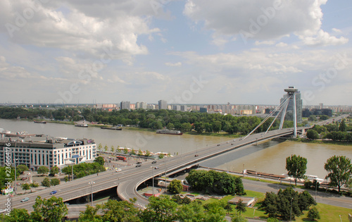 Canvas Print Bratislava view