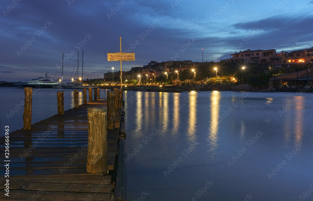 pier at night