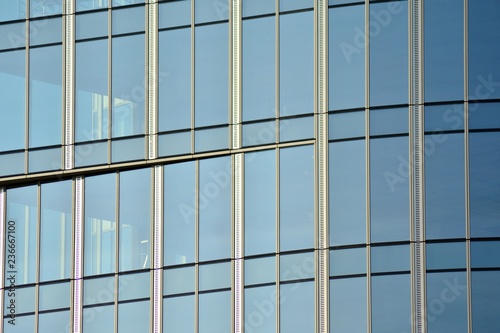 Wallpaper Mural View of modern glass skyscraper,exterior of glass wall with abstract texture Torontodigital.ca
