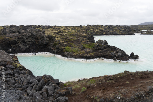 Landschaft an der blauen Lagune "Bláa Lónið" - Island 
