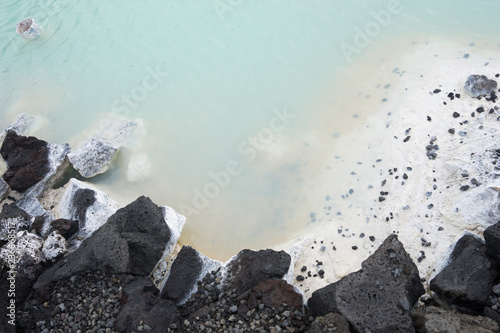 Landschaft an der blauen Lagune "Bláa Lónið" - Island 