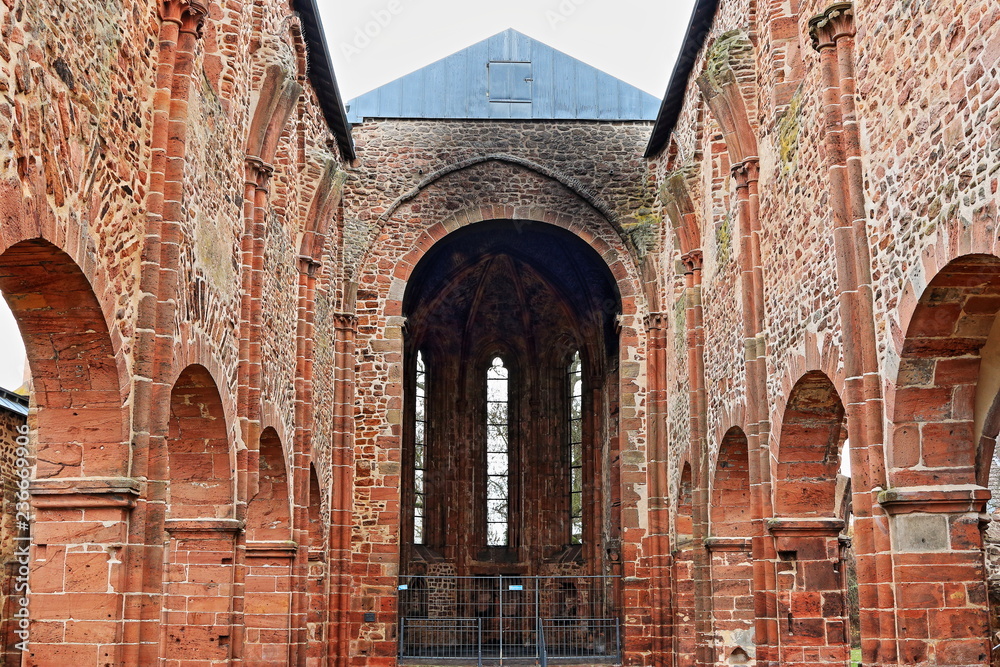 Chor der Totenkirche, Ruine