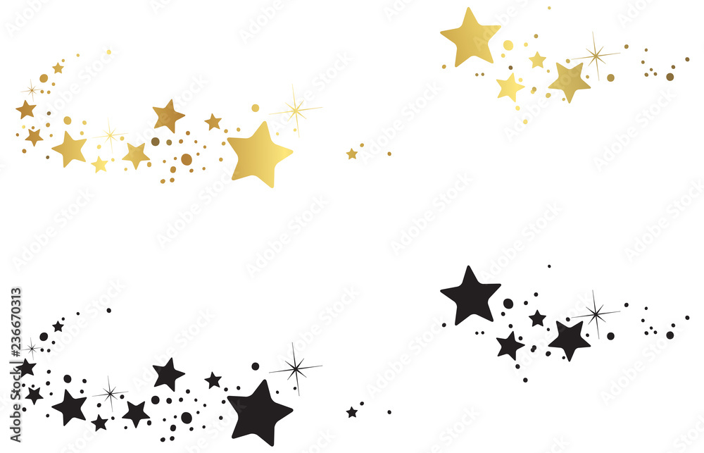 GUIRLANDE D'ÉTOILES IRRÉGULIÈRE
