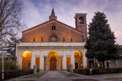 The Abbey of  chiaravelle is a Cistercian monastic complex in the comune of Milan