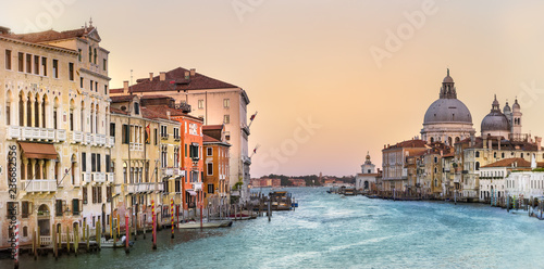 Grand canal and Basilica Santa Maria della Salute, Venice, Italy. © Ruben