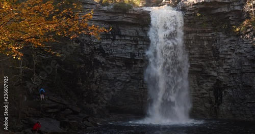 Minnewaska State Park Awosting falls in autumn