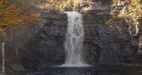 Minnewaska State Park Awosting Waterfalls during autumn