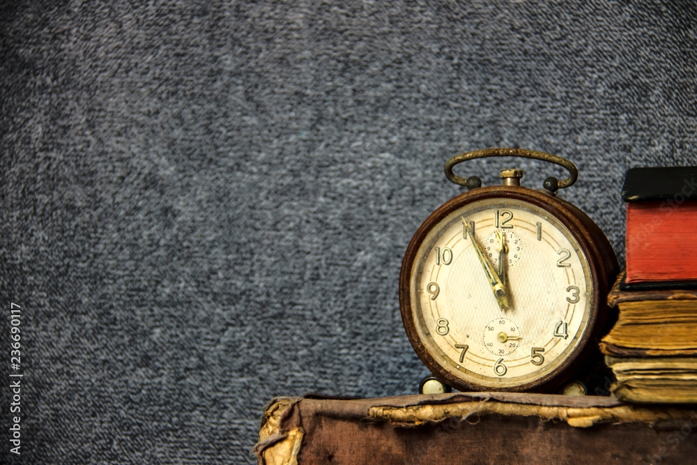 custom made wallpaper toronto digitalVintage watch. Free space for text.