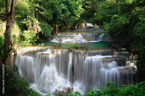 Huay Mae Kamin Thailand waterfall in Kanjanaburi