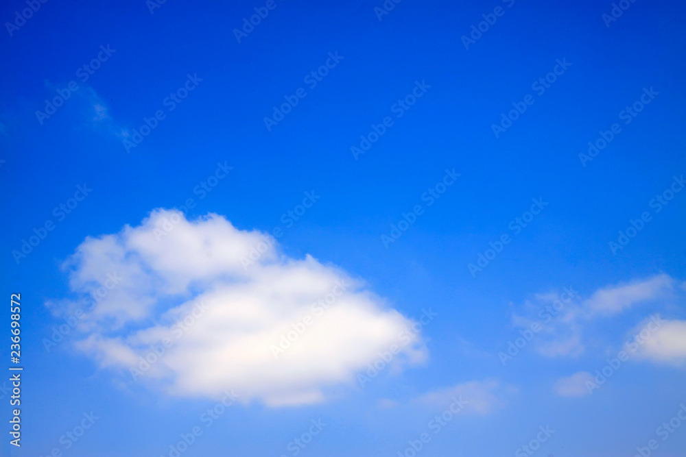 blue sky and white clouds