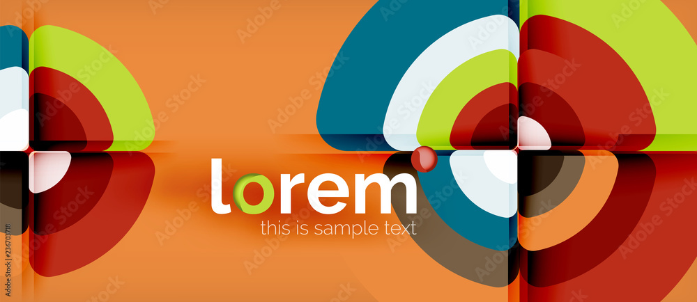 Circles and triangles geometric abstract background. Trendy abstract layout template for business or technology presentation or web brochure cover, wallpaper Circles and triangles geometric abstract background. Trendy abstract layout template for business or technology presentation or web brochure cover, wallpaper