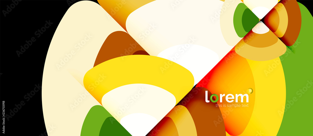 Circles and triangles geometric abstract background. Trendy abstract layout template for business or technology presentation or web brochure cover, wallpaper Circles and triangles geometric abstract background. Trendy abstract layout template for business or technology presentation or web brochure cover, wallpaper