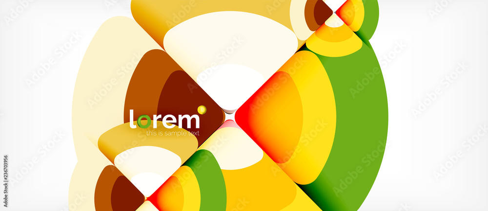 Circles and triangles geometric abstract background. Trendy abstract layout template for business or technology presentation or web brochure cover, wallpaper Circles and triangles geometric abstract background. Trendy abstract layout template for business or technology presentation or web brochure cover, wallpaper