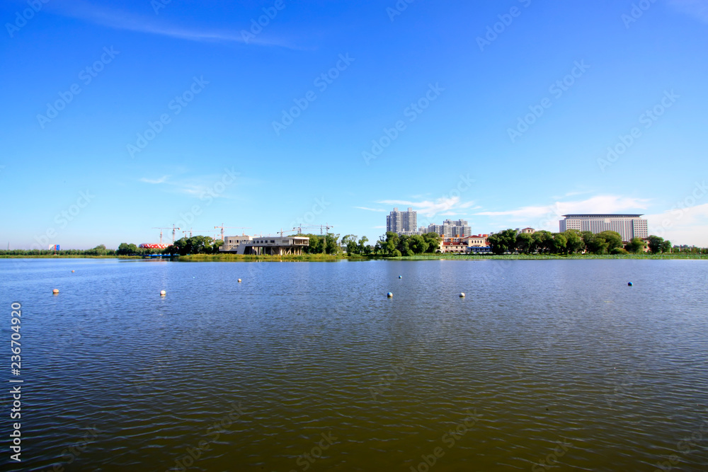 city scenery in the North River Park