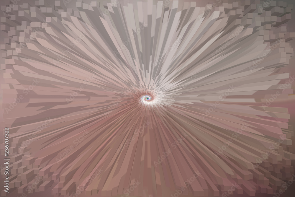 Obraz premium radial color pattern