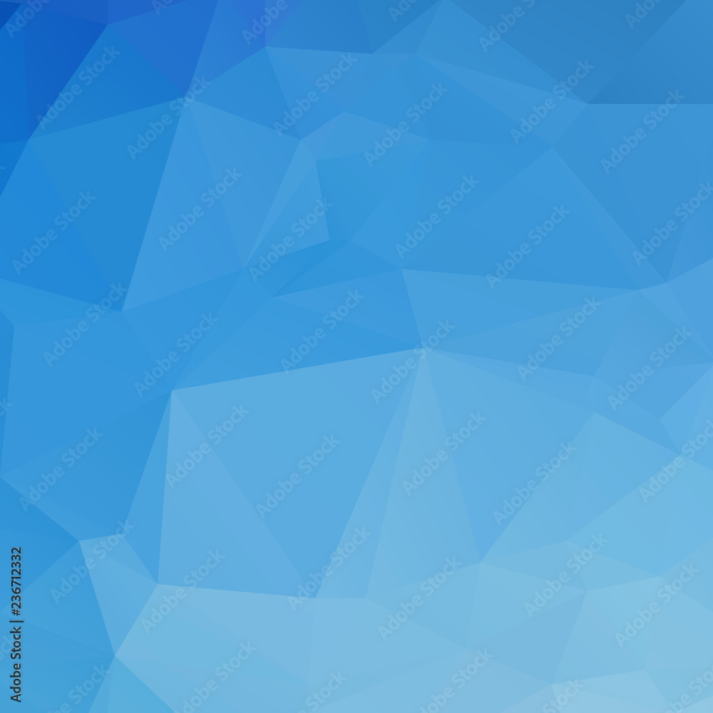 Obraz premium Abstract blue polygon texture