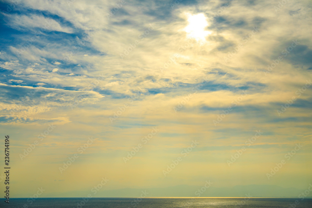 Obraz premium 夕方の海辺