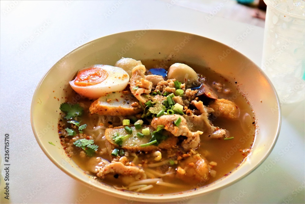 soup with meat and vegetables